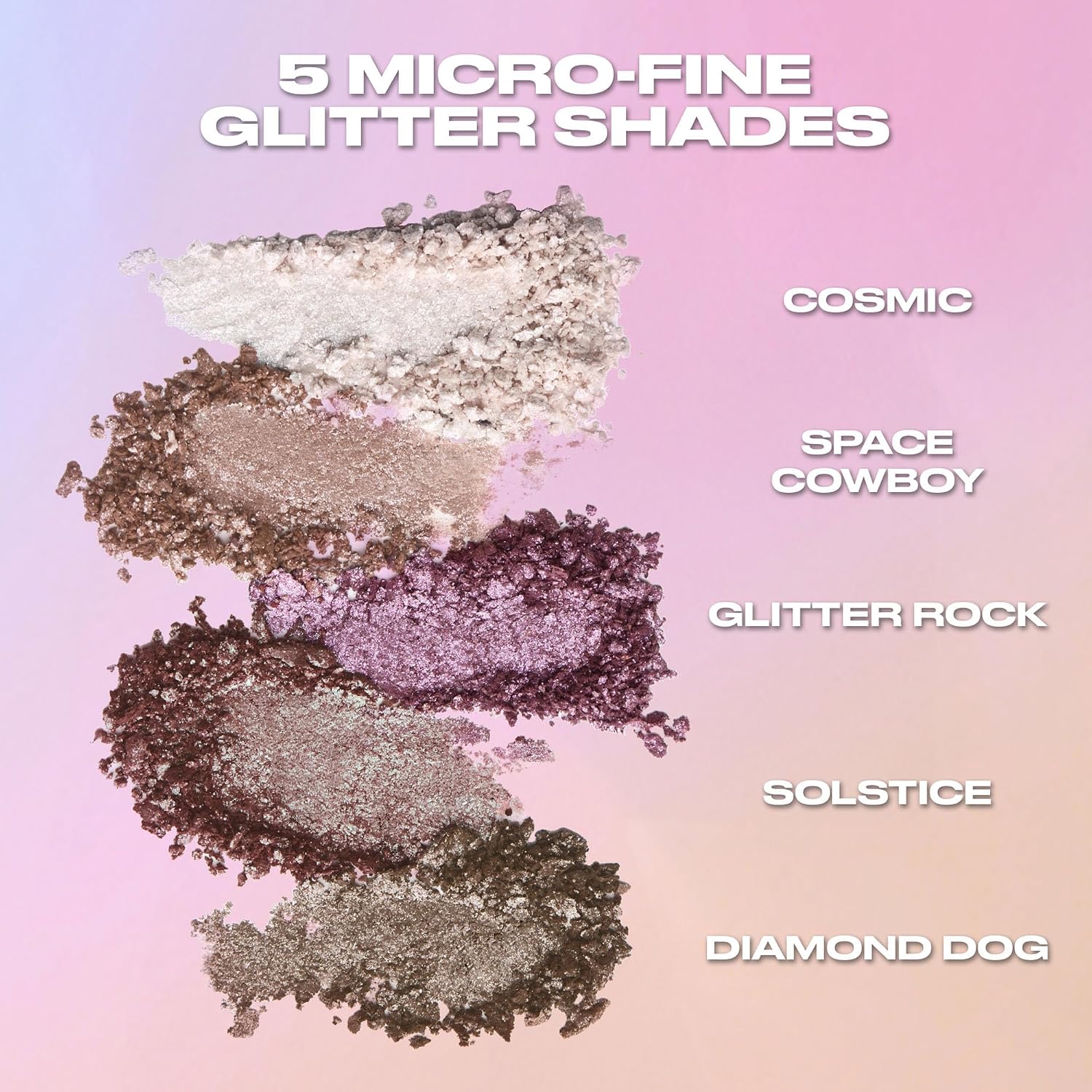 Urban Decay 24/7 Moondust Glitter Eyeshadow Single, Buildable Sparkly Eye Glitter, Long-Lasting Shimmer Finish, Reflective Iridescent Eye Shadow Topper, Wet Look Effect - 0.06 Oz