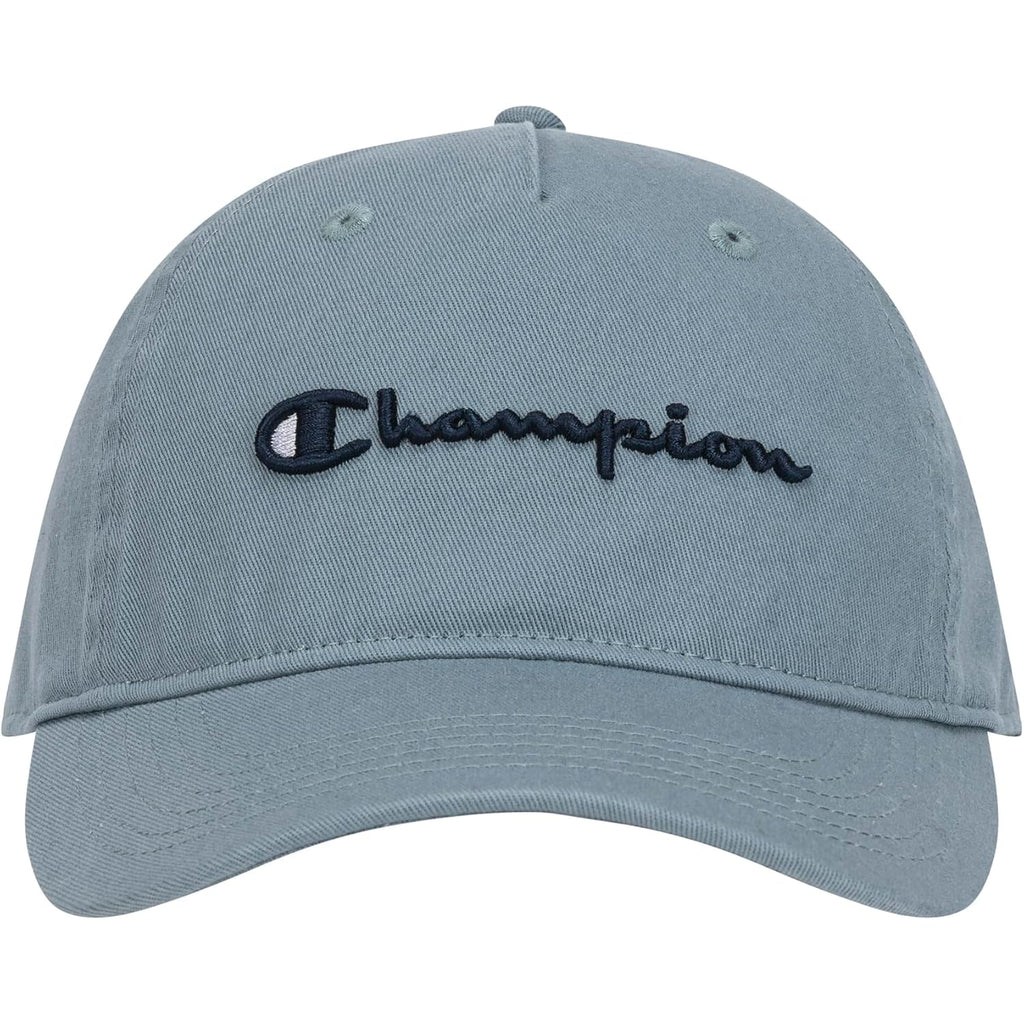 Champion Women's Script Embroidery Washed Cotton Twill Adjustable Baseball Cap