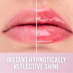 Maybelline Lifter Oil-In-Gel Lip Gloss For Glassy, Bouncy Shine, Hydrating, Tinted Lip Balm And Moisturizer With Hyaluronic Acid And Passionfruit Oil, Strawberry Shake (Mauve Pink)