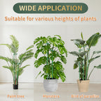 Telescoping Plant Stakes,3Pcs 17.9In To 42.3In Adjustable Monstera Plant Support Orchid Sticks With Clips, Plant Sticks Support Tall For Monstera,Orchids,Tomatoes,Vines & Indoor Outdoor Plants