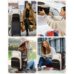 Lovevook Travel Backpack For Women, 40L Airline Approved Carry On Backpack Luggage With 3 Packing Cubes, Tsa Personal Item Travel Bag, Waterproof Weekender Backpack Fits 17.3" Laptop