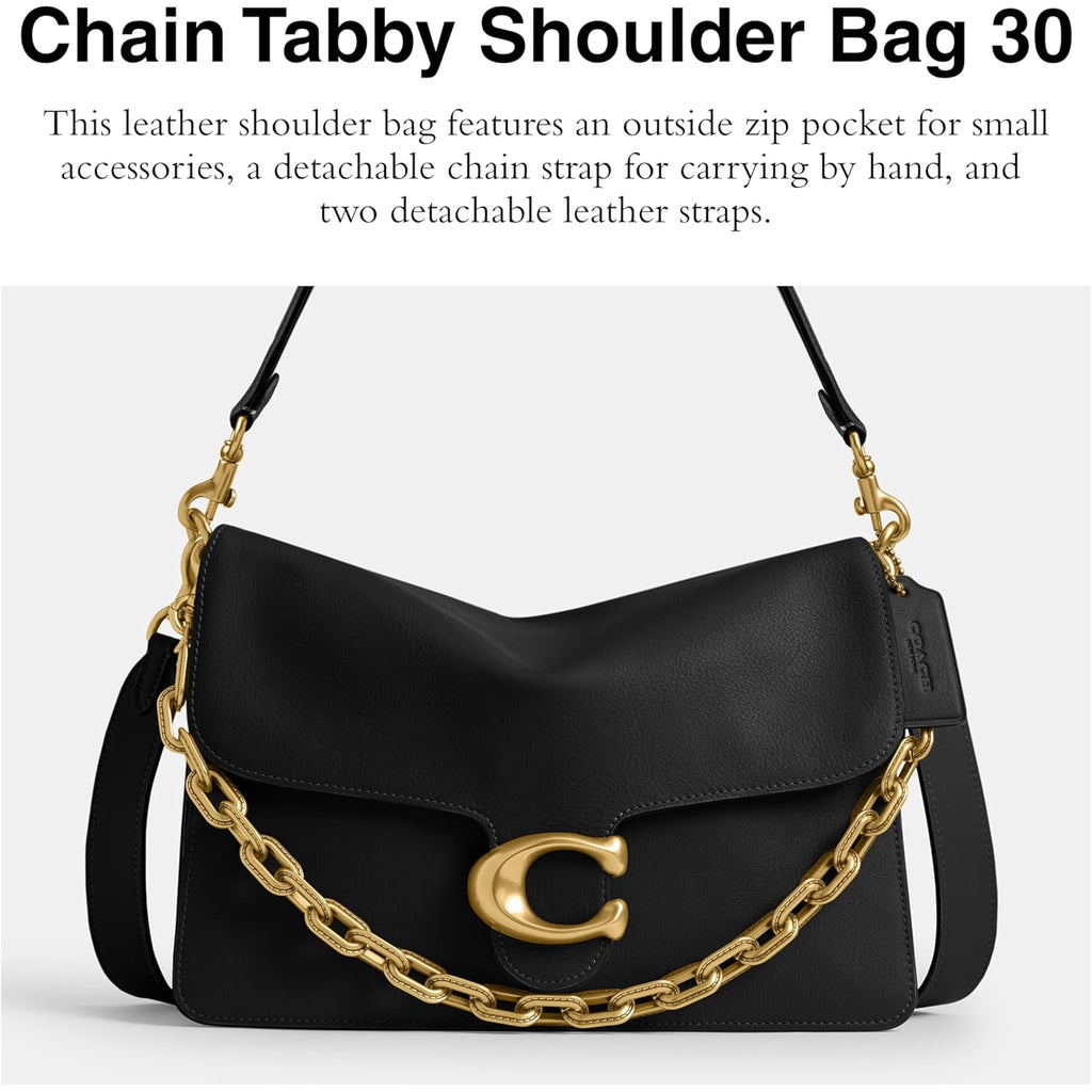 COACH Chain Tabby Shoulder Bag 30