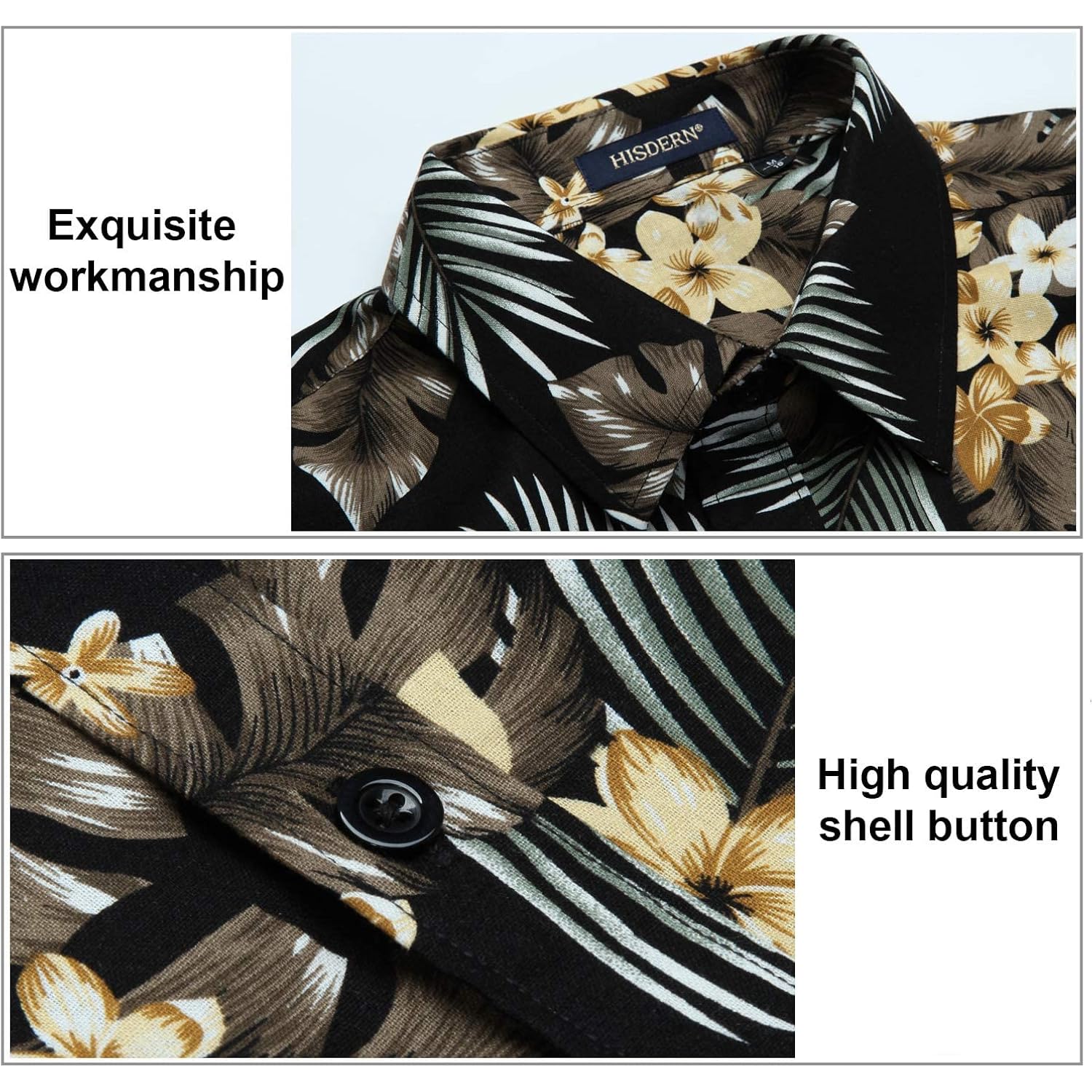 Hawaiian Shirt For Men Casual Summer Short Sleeve Beach Vacation Aloha Hawaii Button Down Shirt Holiday