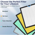 2 Pack Vital 100S-P Replacement Filter Compatible With Levoit Vital 100S And 100S-P Air Purifier, Vital 100S Filter For Home, Vital 100S-Rf, Lrf-V102-Wus, White
