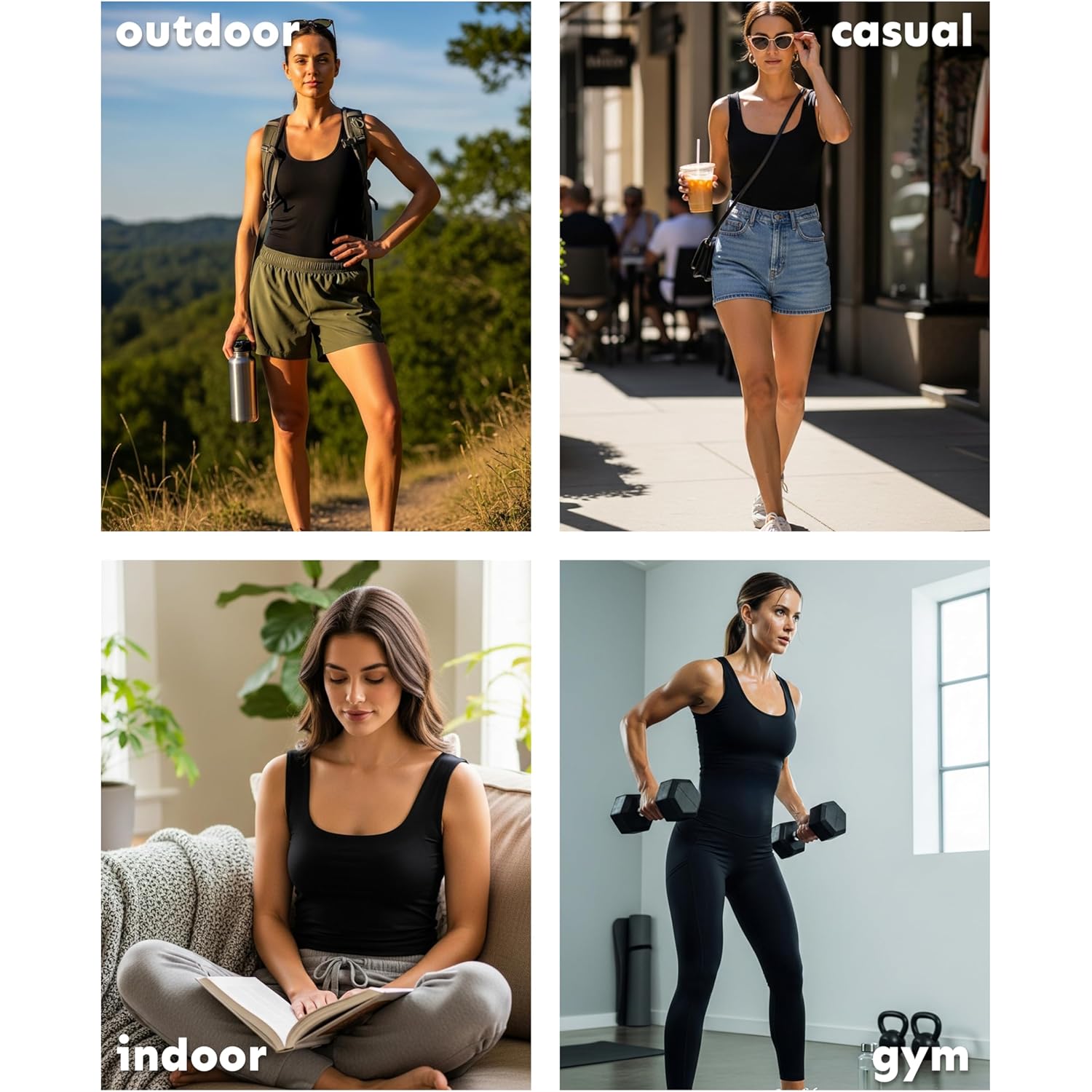 Women's Stretch Tank Tops | Multi Packs & Colors Sport Tanks