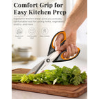 Astercook Kitchen Scissors 3 Pack, Heavy Duty All Purpose Kitchen Shears For Food And Packaging, Stainless Steel Food Scissors For Meat, Poultry, Herbs And Vegetables, Dishwasher Safe