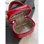 Women'S Quilted Zipper Crossbody Handbags Y2K Top Handle Small Bucket Bags Designer Satchel Purses