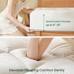 Love'S Cabin Twin Xl Mattress Topper Viscose Derived From Bamboo, Thick Pillow Top Mattress Pad With Stretchable Pockets For 8"-20" Mattress, Soft Breathable Cooling Mattress Topper For Hot Sleepers
