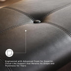 Signature Design By Ashley Haddigan Traditional Upholstered Dining Room Bench, Dark Brown
