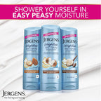 Jergens Wet Skin Body Moisturizer With Shea Butter Oil, Pure Shea Butter In Shower Bod Lotion, Moisturizer For Dry Skin, Fast-Absorbing, Non-Sticky, Dermatologist Tested, 10 Oz