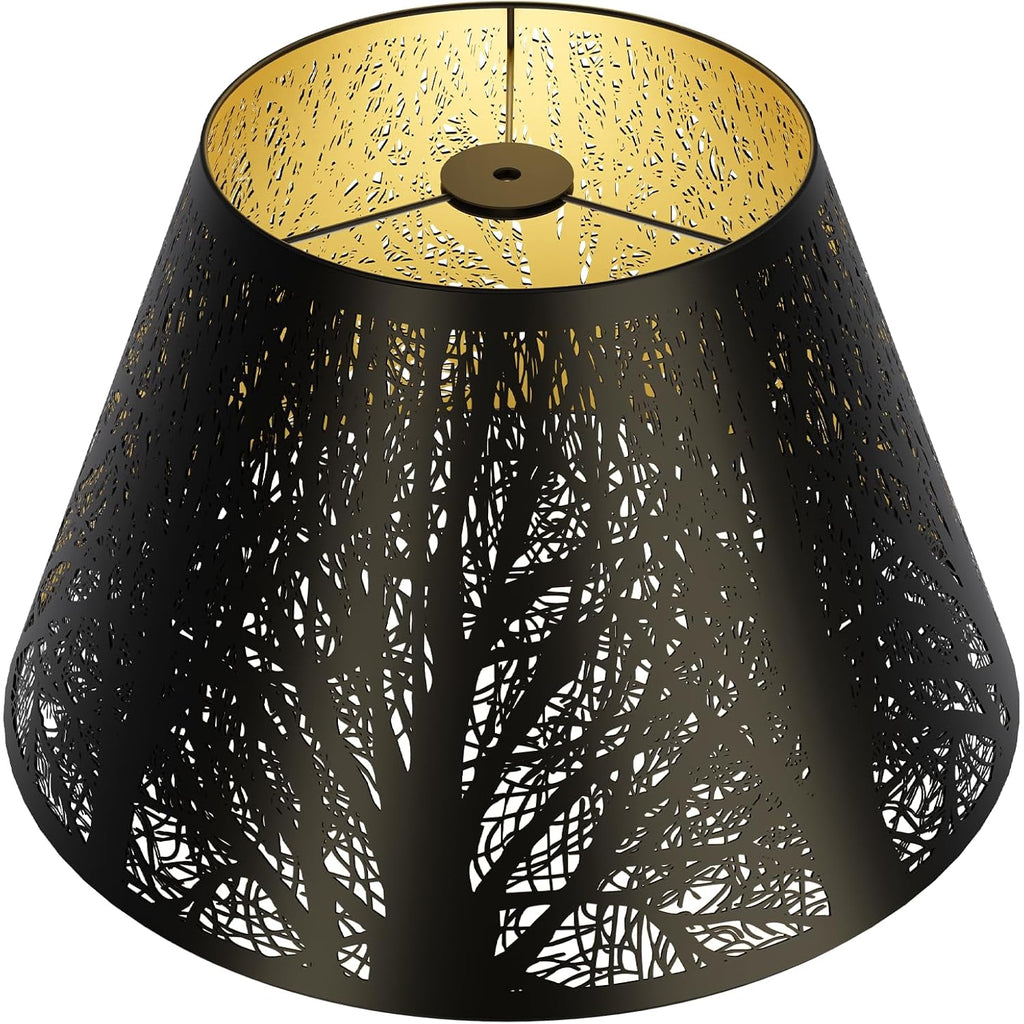 Lamp Shades For Table Lamp 7" Top X 13" Bottom X7.8" High,Metal Lamp Shades, Lamp Shades Replacement For Table Lamp Floor Lamp Pendant Light,Easy Install