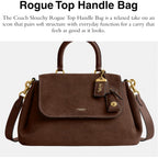 Coach Womens Slouchy Rogue Top Handle Bag