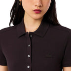 Lacoste Women'S Short Sleeve Slim Fit Stretch Pique Polo Shirt