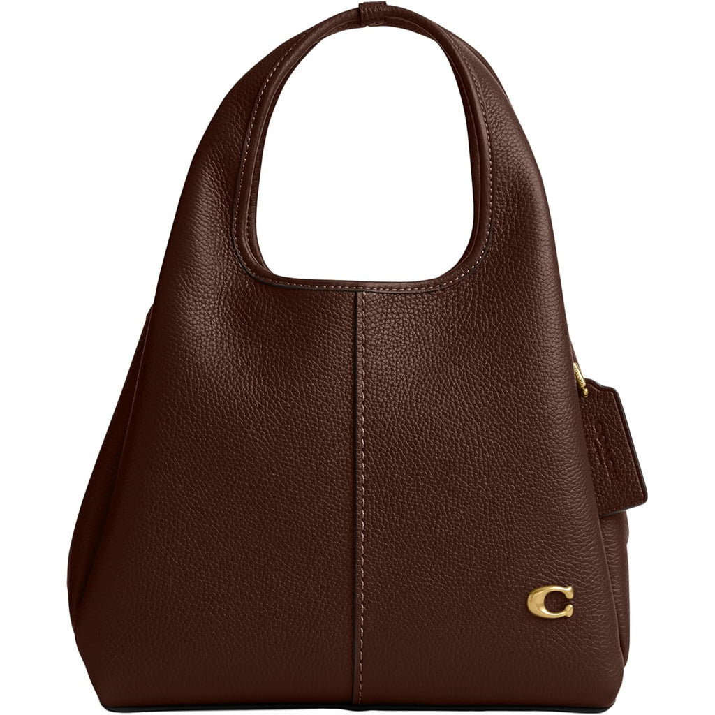 COACH Polished Pebble Leather Lana Shoulder Bag 23