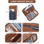 Purses for Women 3PCS, Crossbody Bags Set Large Leather Purse Shoulder Handbags with Wallet Adjustable Straps for Ladies Tote