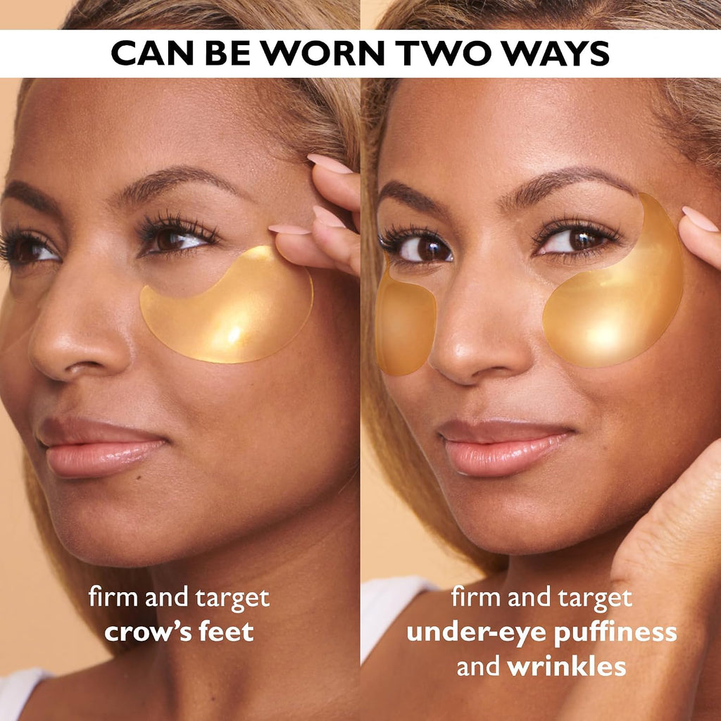 Peter Thomas Roth | 24K Gold Firming Hydra-Gel Eye Patches | Gold-Infused Eye Mask Patches For Fine Lines, Crow'S Feet And Dark Circles