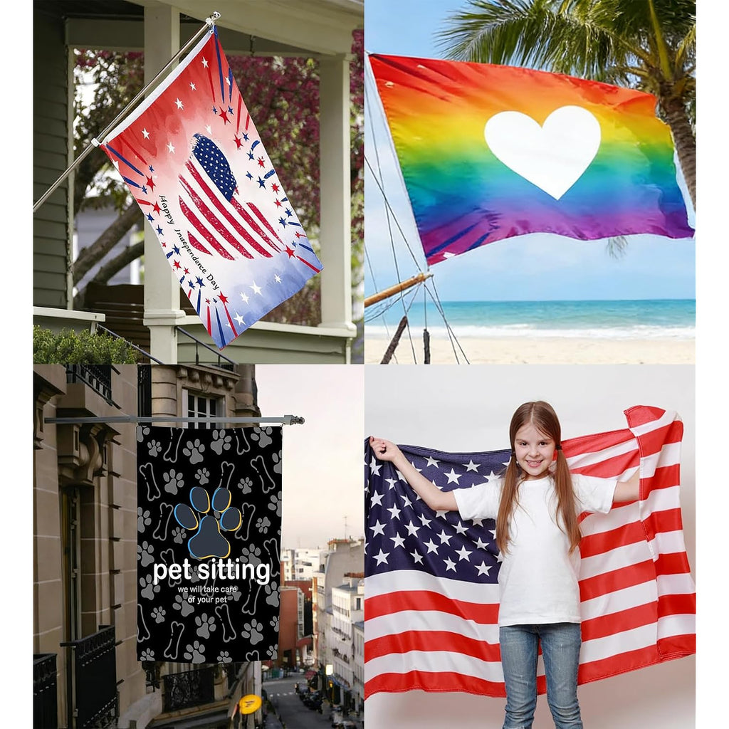 Custom Flag 3X5 Ft - Custom American Flag With Photo/Text/Logo, Personalized Flags Poster Banners For Indoor Outdoor Decoration