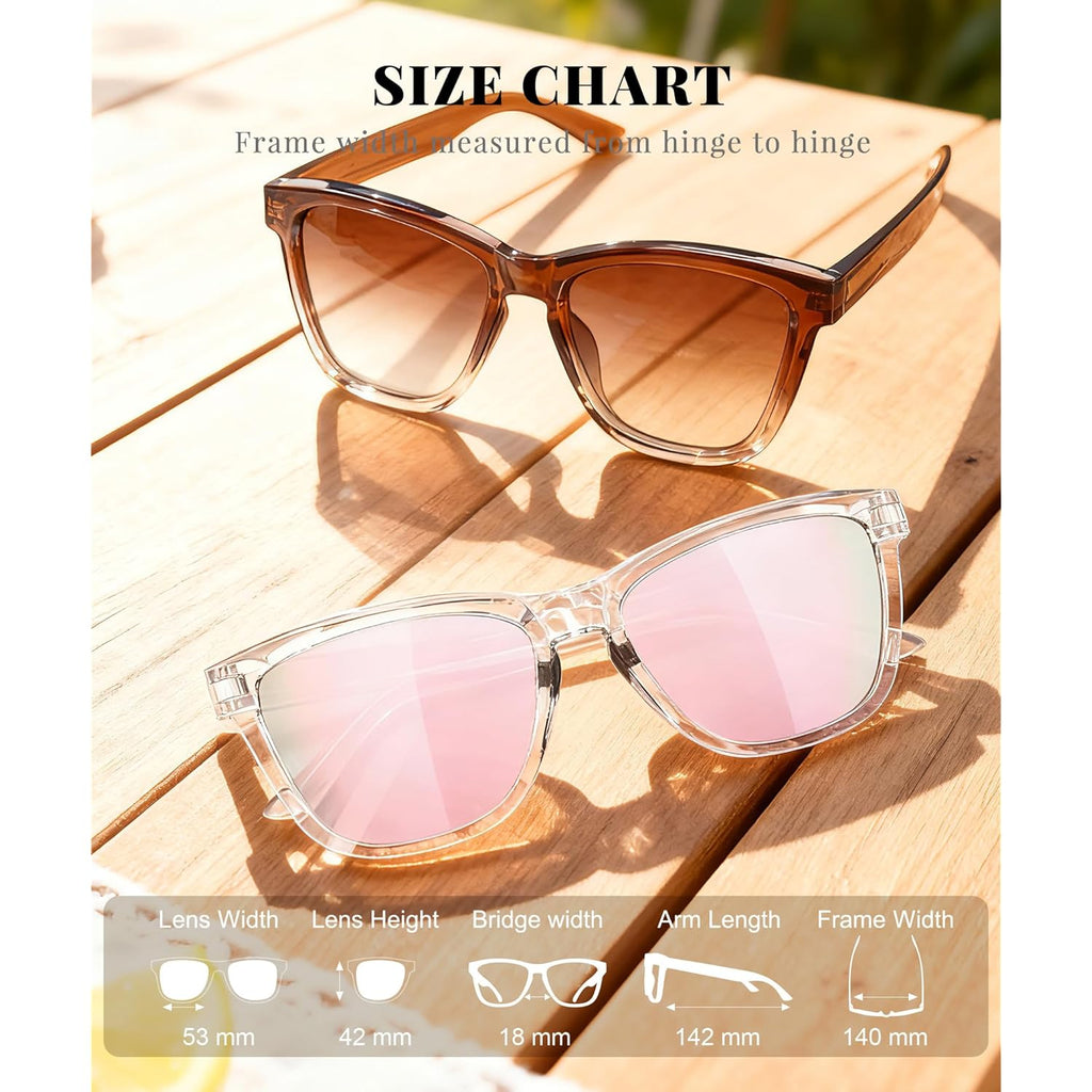 Sunglasses-women Polarized Sunglasses-womens: Trendy Sun Glasses polarized UV400 Protection Fashion Sunglasses