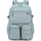 Lohol Water Resistant Backpack With Mulitiple Pockets For School Travel Outdoor College, 15.6 Inch Laptop Daypack For Men And Women (Blue)