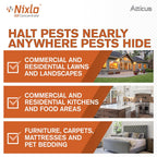 Atticus Nixlo Igr Pyriproxyfen Concentrate (140Ml) Insect Growth Regulator | Control Roaches, Ants, Ticks And More, Breaks The Insect Life Cycle By Preventing The Development Of Eggs, Larvae, And Nymphs