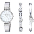 Anne Klein Women'S Premium Crystal Accented Watch And Bracelet Set