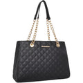 Montana West Medium Tote Bag For Women Quilted Chain Handbags Shoulder Purse