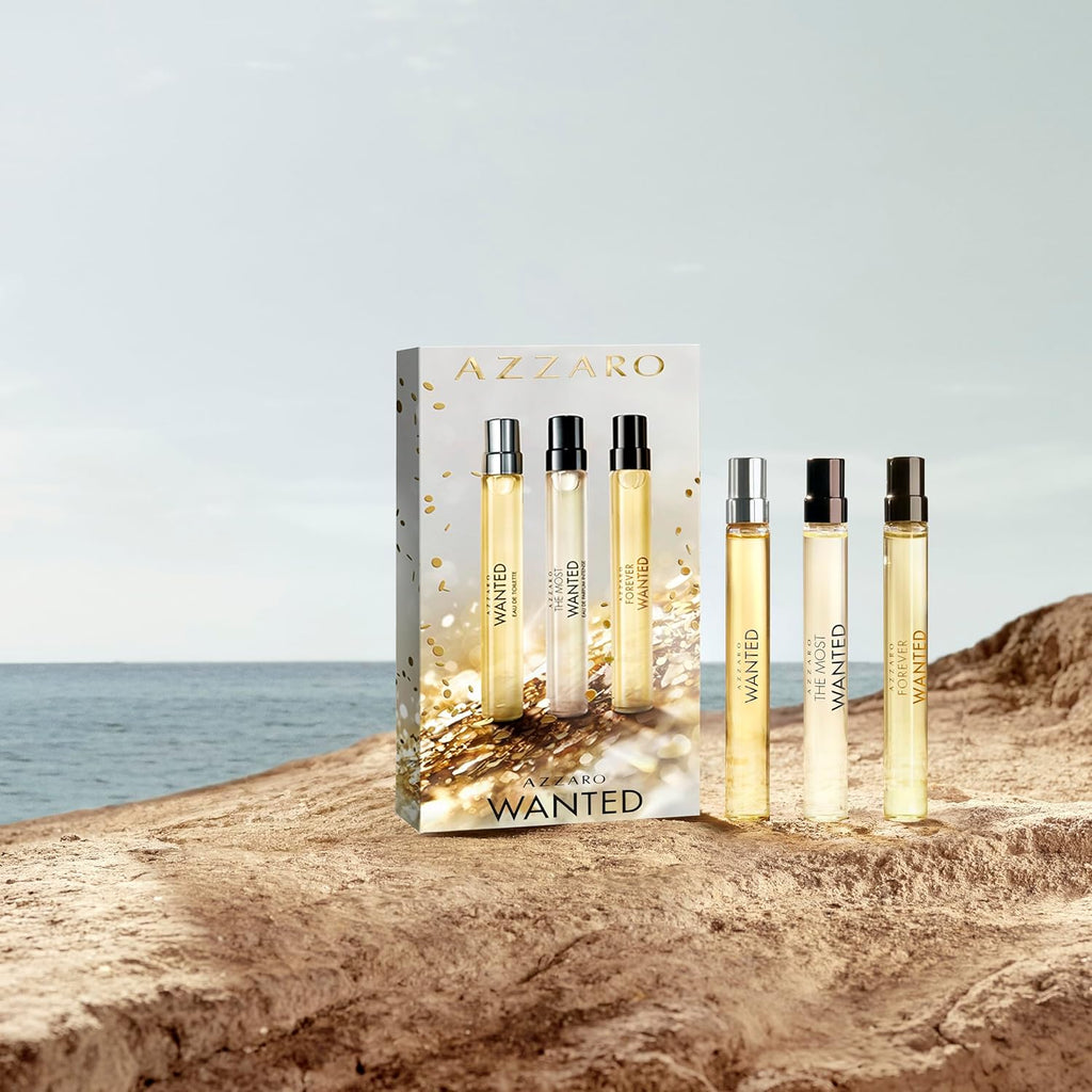 Azzaro The Most Wanted Men's Cologne Discovery Set ($105 Value) - 3-Piece Fragrance Bundle – The Most Wanted Eau de Parfum Intense, The Most Wanted Eau de Toilette, Forever Wanted Elixir