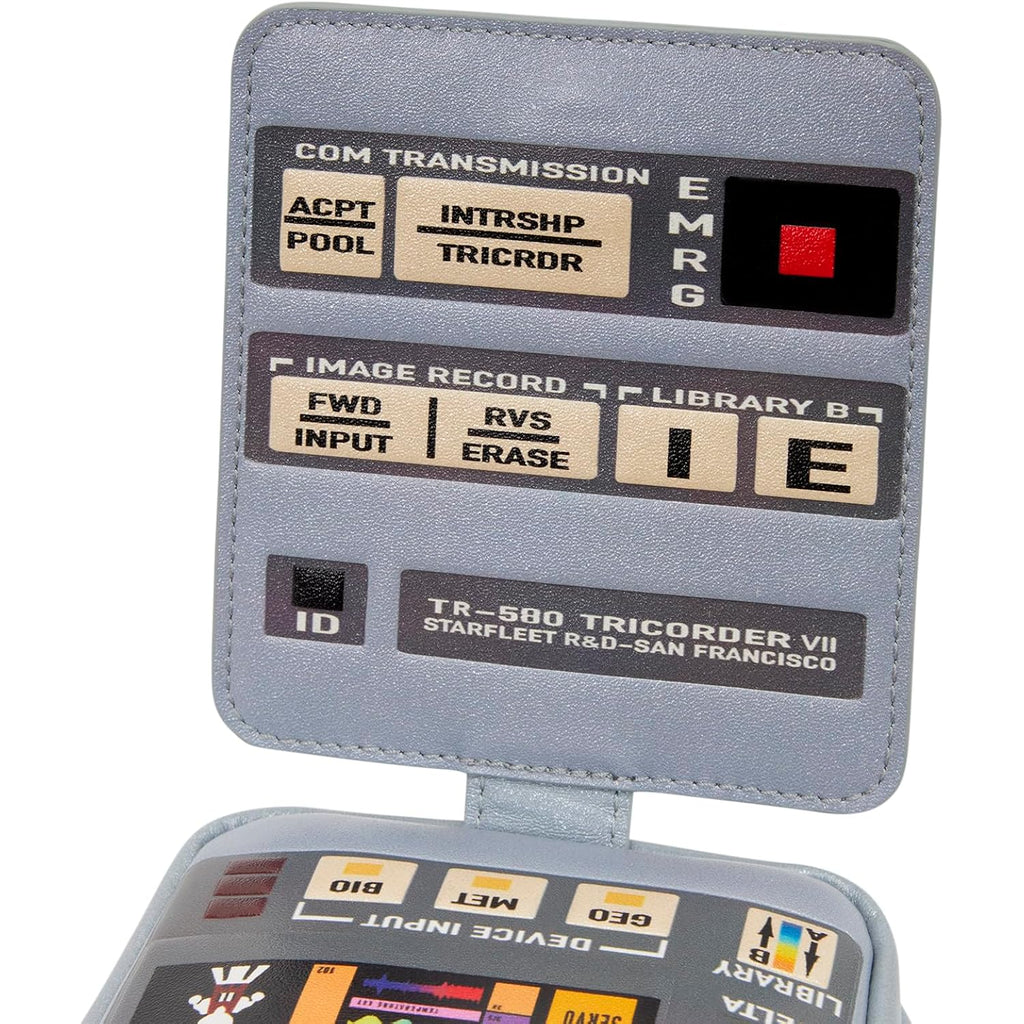 Loungefly Star Trek: Tricorder - Glow In The Dark - Crossbody Bag With Adjustable Strap - Collectible Bags