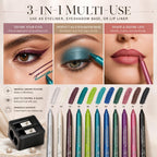 12 Color Eyeliner Pencil Set With Sharpener Waterproof And Long-Lasting Colour Gel Eye Liner Pencils For Women