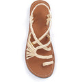 Plaka Flat Sandals For Women Palm Leaf