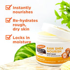 Palmer'S Shea Butter Formula Raw African Shea Butter Balm, Nourishing Body Moisturizer For Rough, Dry Skin, 7.25 Ounces