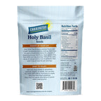 Carrington Farms Holy Basil Seeds Gluten Free, Paleo, Keto, High Fiber Seeds Plant-Based, Calcium-Packed, Daily Nutrition Boost, 8 Ounce