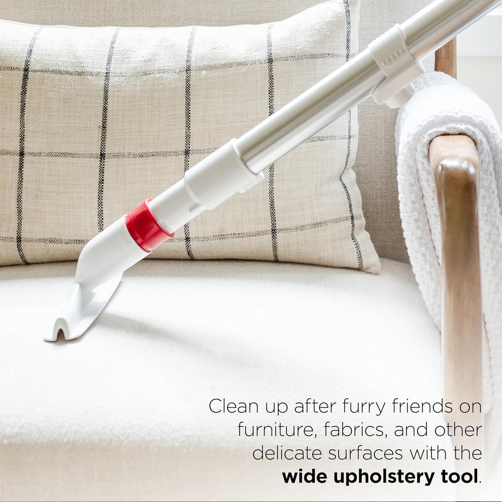 Shark Upright Vacuum Cleaner | Rotator Lift-Away | Pet Hair, Carpet & Hard Floor Cleaning | Dusting Brush, Upholstery & Crevice Tools | Hepa Filter | Swivel Steering | Headlights | White/Red | Nv501