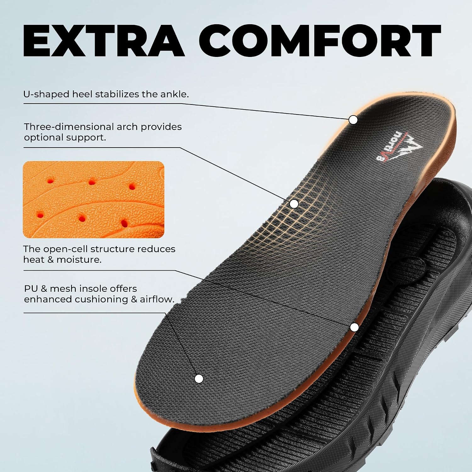 Nortiv 8 Men'S Tactical Hiking Lightweight Cushion Sole For Work All Day Side Zipper Motorcycle Combat Military Boot Arch Support 8 Inches Terrascope
