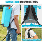 Sideking 4 Gallon Battery Powered Backpack Sprayer, 100 Psi Adjustable Electric Weed Sprayer For Lawn & Garden, Compatible With Makita 18V Battery, 5 Nozzles, Battery & Charger Included