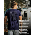 Nine Line Pledge Of Allegiance Shirt, Patriotic T-Shirts For Men, American Flag Military T Shirt, Freedom Usa Veteran Apparel