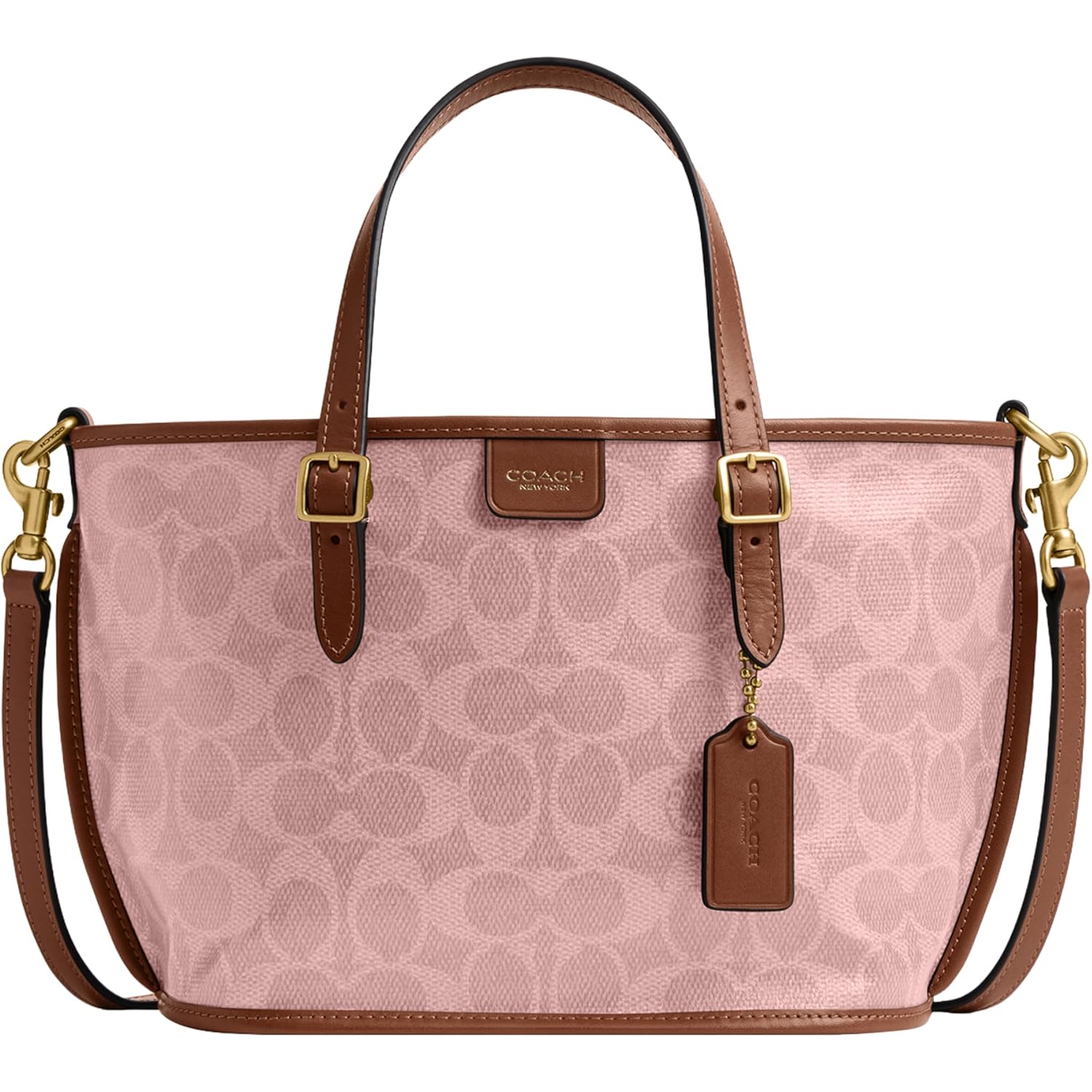 Signature Coated Canvas Taxi Tote 21
