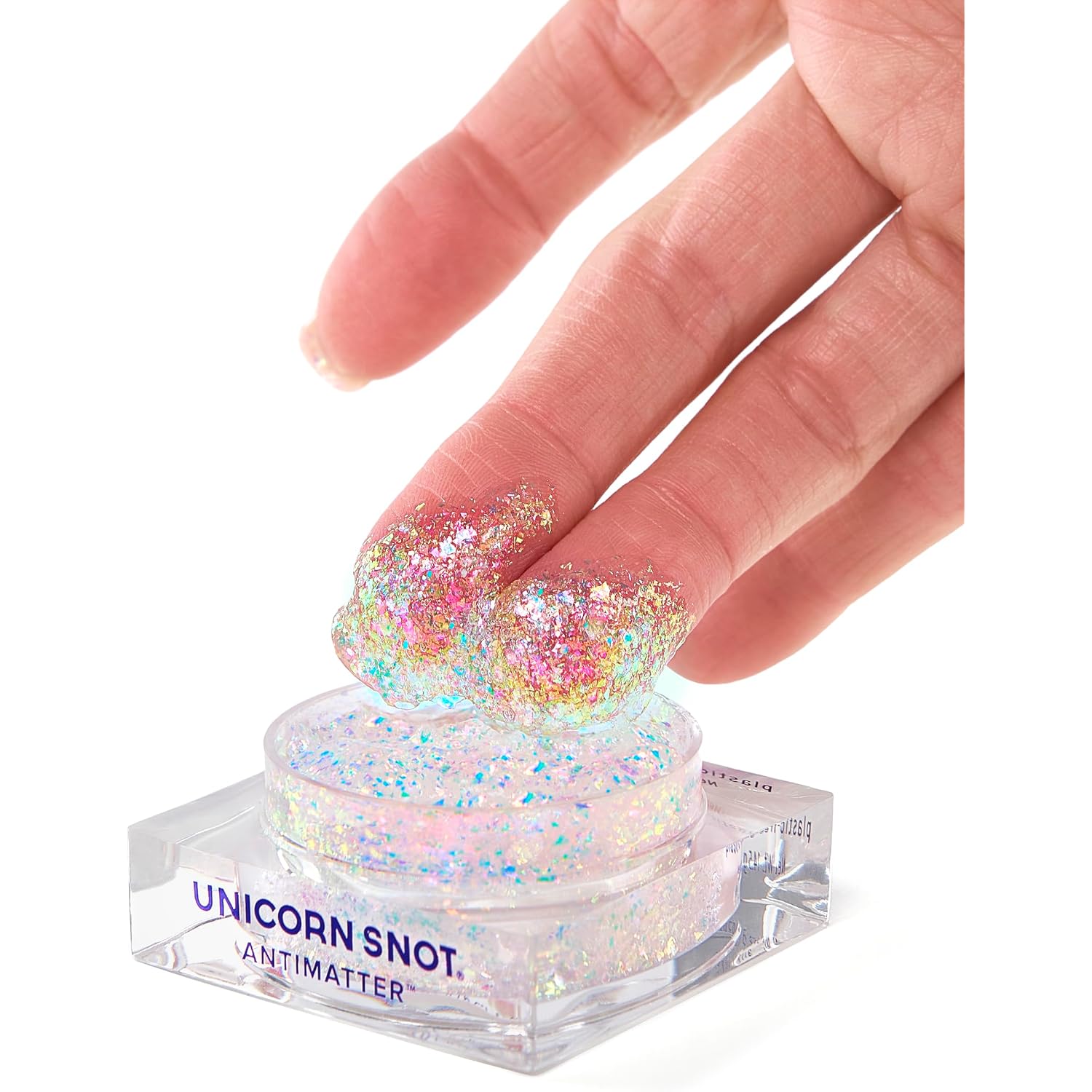 Unicorn Snot Antimatter Color-Shifting Glitter Paste – Plastic-Free Iridescent Body Glitter, Vegan & Cruelty-Free, Sweat-Proof Face & Body Paint, 0.5 Oz – Fluid (Purple To Blue)