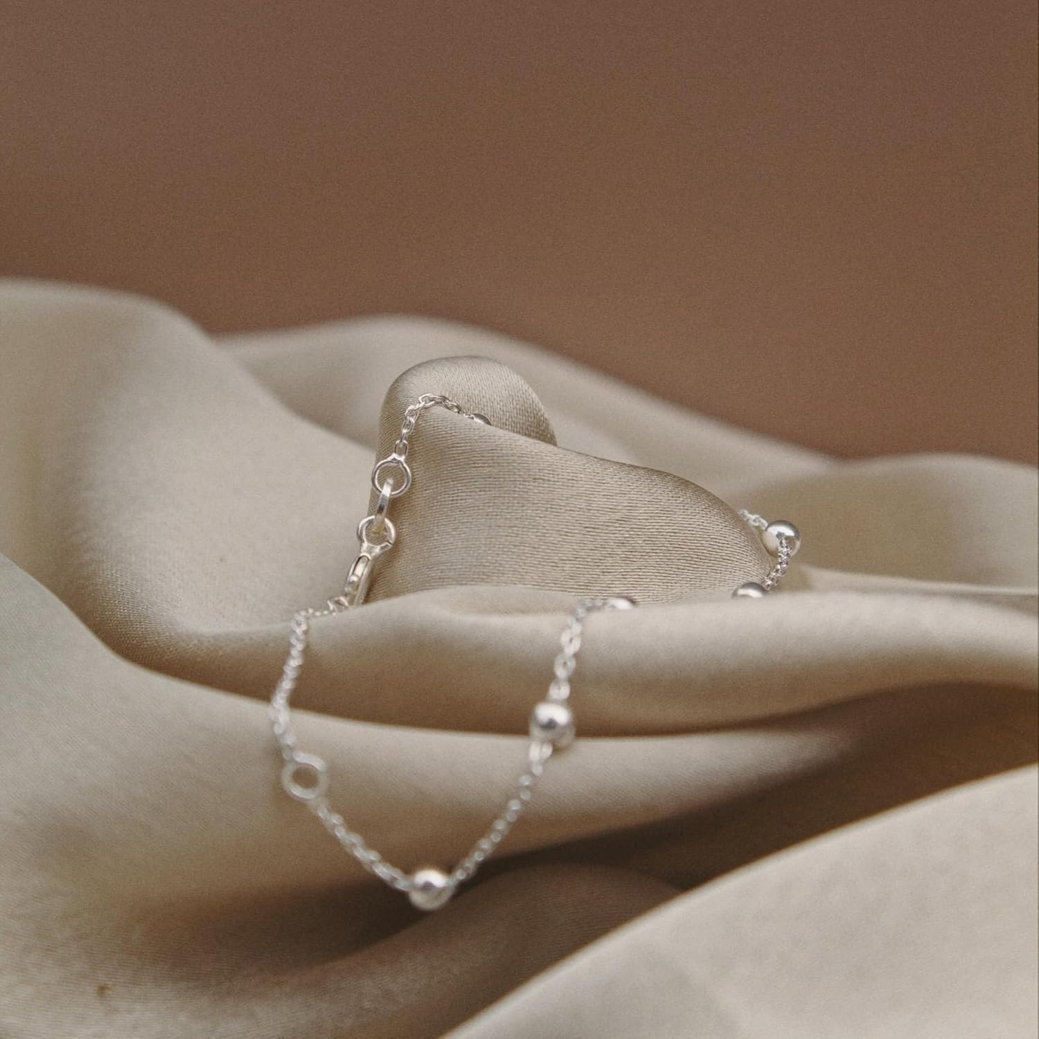 CHIC & ARTSY 925 Sterling Silver Ankle Bracelets for Women, Adjustable Double Layer Chain Anklets, Minimalist Lightweight Foot Jewelry for Beach & Everyday Wear
