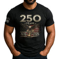 Patriotic Shirts For Men, 250Th Independance Shirt | This Patriotic American Flag Shirt Honors The 250Th Independence Milestone, Delivering A Comfortable, Casual Fit For Men.
