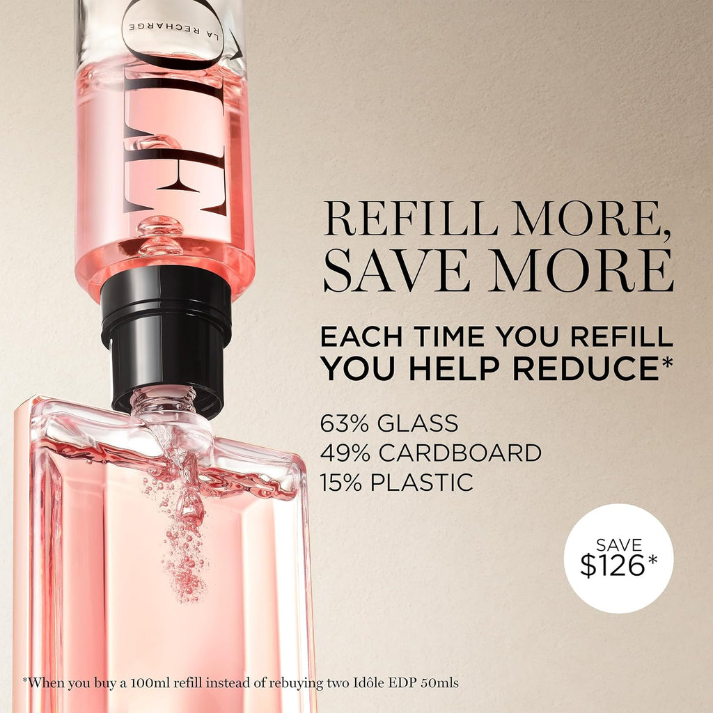 Lancôme Idôle Eau De Parfum - Long Lasting Fragrance With Notes Of Bergamont, Jasmine & Vanilla - Fresh & Floral Women'S Perfume