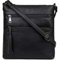 MASINTOR Crossbody Purses for Women, Multi Pocket Casual Crossbody Bag, Adjustable Strap Shoulder Bag with Tassel