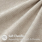 Miulee Pack Of 2 Couch Throw Pillow Covers 18X18 Inch Neutral Beige Modern Boho Accent Decorative Pillow Covers Soft Chenille Farmhouse Cushion Covers For Home Decor Bed Sofa Living Room
