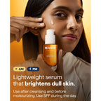 Remedy For Daily Defense | 15% Vitamin C Complex Brightening Serum | Stabilized Vitamin C With Next-Gen Antioxidants, Ferulic Acid, Ectoin | Fragrance Free | By Dermatologist Dr. Shah | 1 Fl Oz