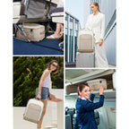 Lovevook Large Travel Backpack For Women, Tsa Carry On Backpack For Airplanes, 40L Personal Item Travel Bag For Women Fits 17" Laptop,Waterproof Carry On Bag Airplane Approved With 3 Packing Cubes