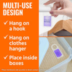 Terro Clothes Moth Killer, 3-Pack, Kills Adult Moths, Larvae & Eggs | Fast-Acting Odorless Formula, 24 Hour Protection For Closets Wardrobes Drawers Storage Areas, Treats 3 Standard Closets