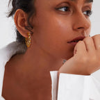 THUNARAZ 9 Pairs Clip on Earrings for Women 14K Gold Plated Chunky Hoop Clips Earring Trendy Clip on Hoop Earrings for Women Non-Pierced Fake Jewelry