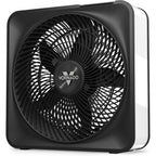 Vornado Model 80 High Velocity Electric Box Fan With Removable Grille, 5 Speed Settings, Powerful Airflow, Whole Room Air Circulation, Targeted Cooling, Cord Storage, Durable Floor Fan, Ice White