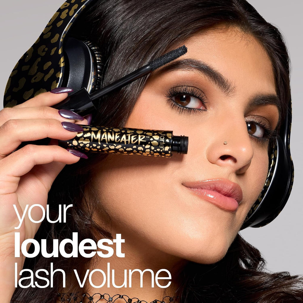 Tarte Maneater Mascara – Extreme Curl, Instant Volume & Length, 16Hr Ultra-Creamy Longwear Eye Makeup