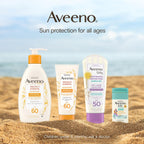 Aveeno Baby Continuous Protection Zinc Oxide Spf 50 Sunscreen For Babies With Sensitive Skin, Broad Spectrum Sun Protection, Tear-Free, Sweat- & Water-Resistant, No Added Parabens, 3 Fl Oz